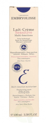 Embryolisse Sensitive Lait Cream 100 ml Sensitive/Reactive Skin
