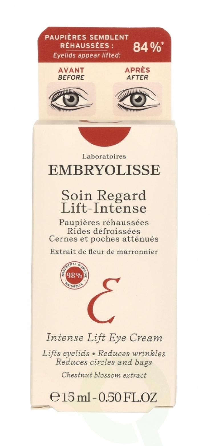 Embryolisse Intense Lift Eye Cream 15 ml For Sensitive Eye Area