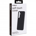 Celly Cromo Soft rubber case Galaxy S24 5G Svart