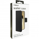 Celly Wally Wallet Case Galaxy S24 Ultra 5G Svart Celly Wally Wallet Case Galaxy S24 Ultra 5G Svart