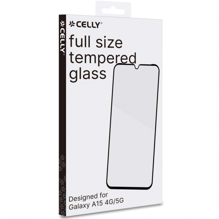Celly Full Glass Skärmskydd Härdat glas Galaxy A15 4G / A15 5G