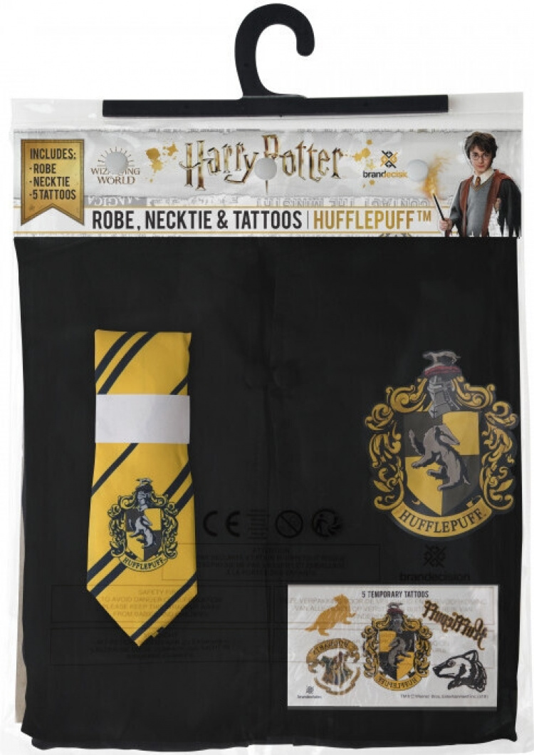 Cinereplikor Harry Potter Hufflepuff trollkarl, S-storlek
