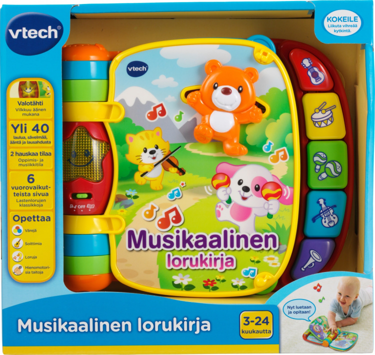 Vtech Baby Musical barnrimbok, FI