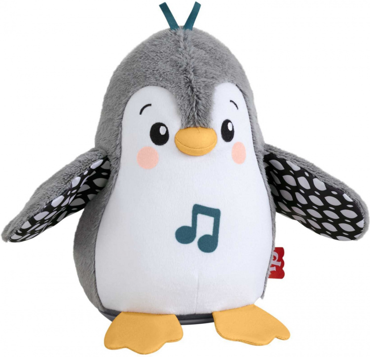 Fisher-Price Flap & Wobble Penguin musikalisk mjukleksak
