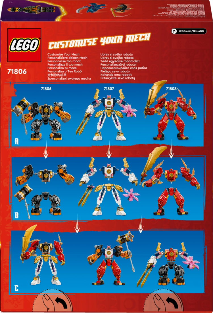 LEGO Ninjago 71806 - Cole\'s Elemental Earth Mech LEGO Ninjago 71806 - Cole\'s Elemental Earth Mech