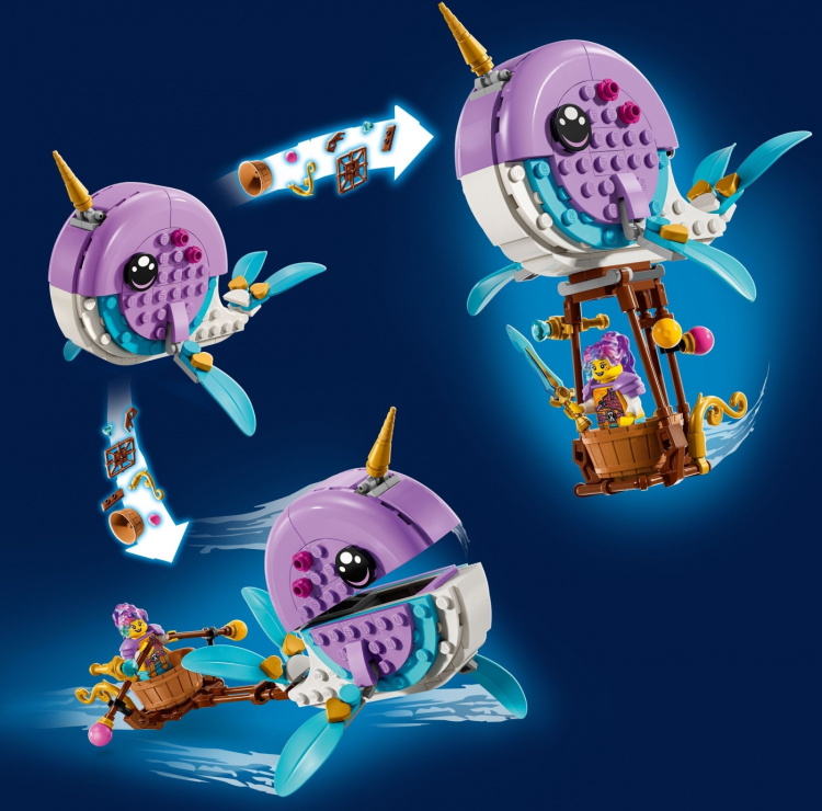 LEGO DREAMZzz 71472 - Izzie\'s Narwhal Hot-Air Balloon
