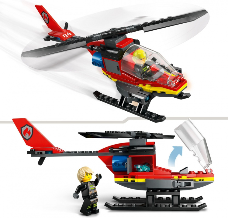 LEGO City Fire 60411 - Fire Rescue Helicopter