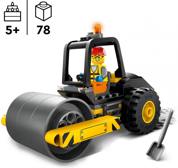 LEGO City Great Vehicles 60401 - Construction Steamroller LEGO City Great Vehicles 60401 - Construction Steamroller