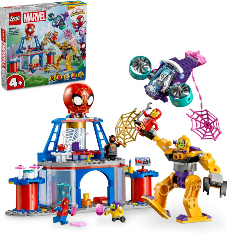 LEGO Super Heroes Marvel 10794 - Team Spidey Web Spinner Headquarters