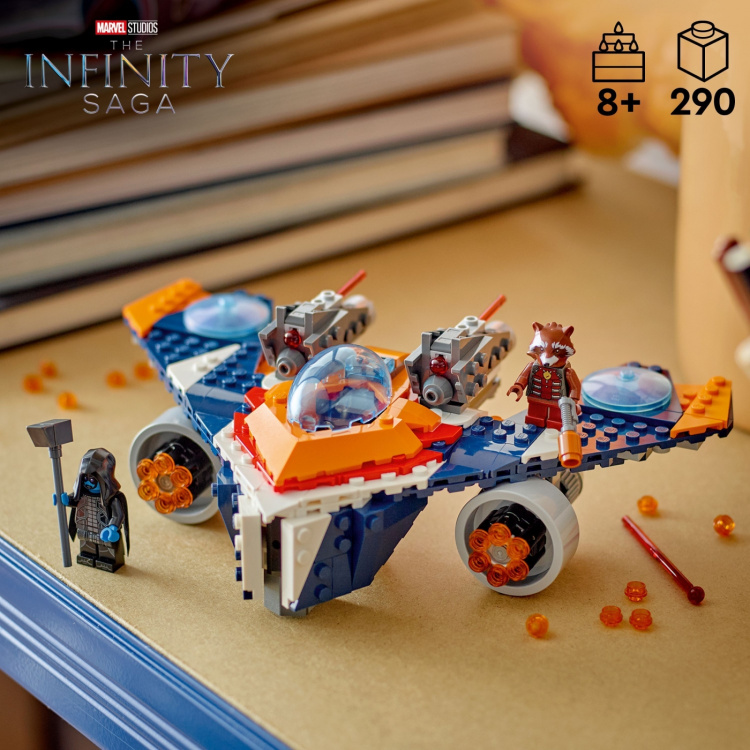 LEGO Super Heroes Marvel 76278 - Rocket\'s Warbird vs. Ronan