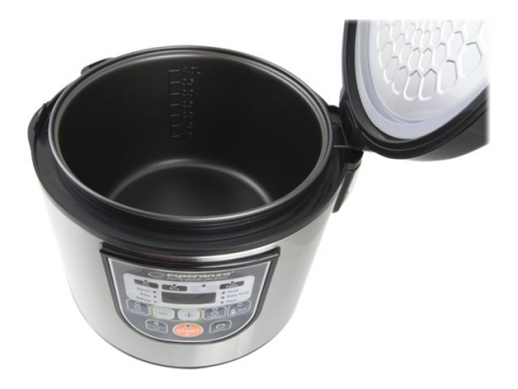 Esperanza EKG011 multi cooker 5 L 860 W svart rostfritt stål
