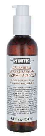 Kiehls Kiehl\'s Calendula Deep Cleansing Foaming Face Wash 230 ml For A Normal-To-Oily Skin Type