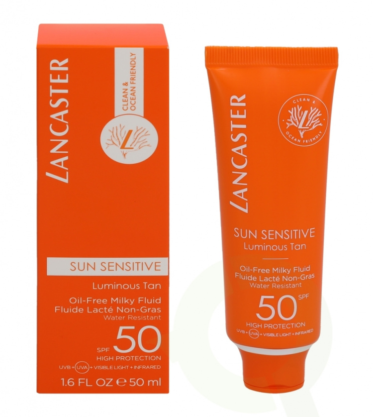 Lancaster Sun Sensitive Oil-Free Milky Fluid SPF50 50 ml Water Resistant