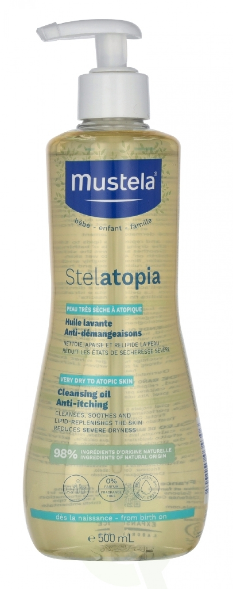 Mustela Bebe Stelatopia Cleansing Oil 500 ml