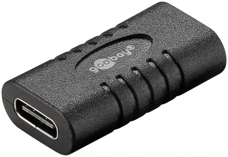 Goobay Adapter USB-C™ till USB-C™, svart USB-C™ uttag > USB-C™ uttag Goobay Adapter USB-C™ till USB-C™, svart USB-C™ uttag > USB-C™ uttag