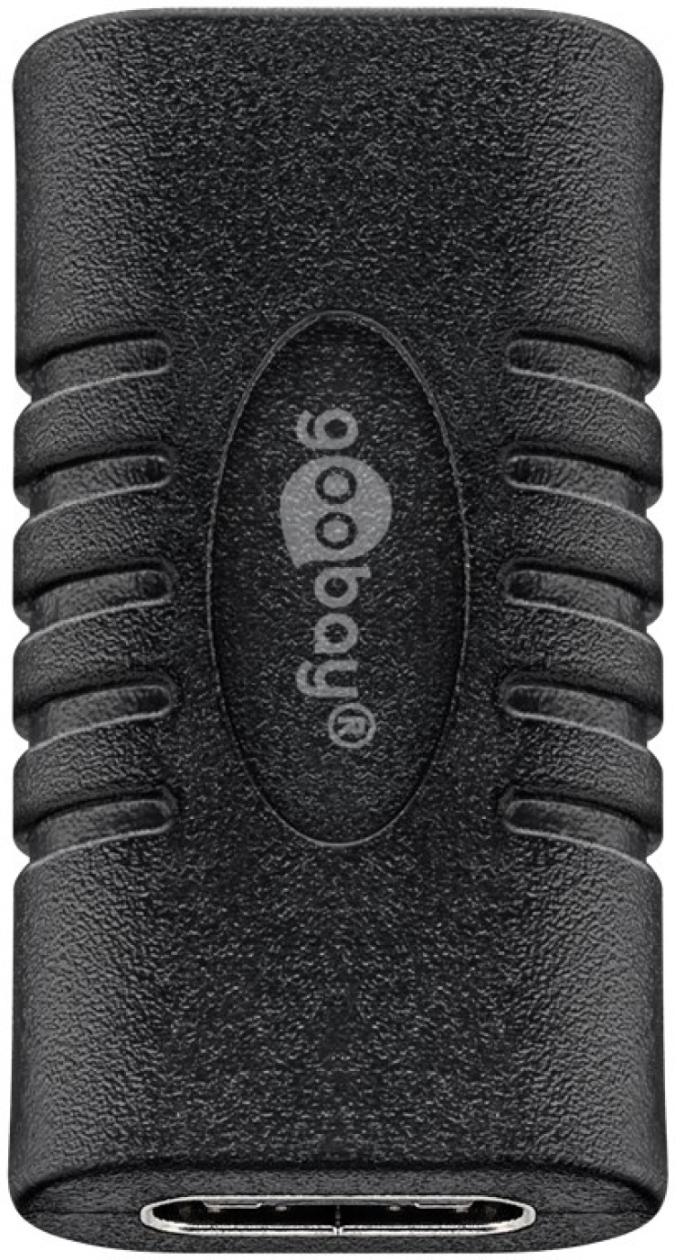 Goobay Adapter USB-C™ till USB-C™, svart USB-C™ uttag > USB-C™ uttag Goobay Adapter USB-C™ till USB-C™, svart USB-C™ uttag > USB-C™ uttag