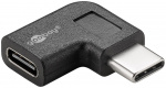 Goobay Adapter USB-C™ till USB-C™ 90°, svart USB-C™ uttag > USB-C™ plugg Goobay Adapter USB-C™ till USB-C™ 90°, svart USB-C™ uttag > USB-C™ plugg