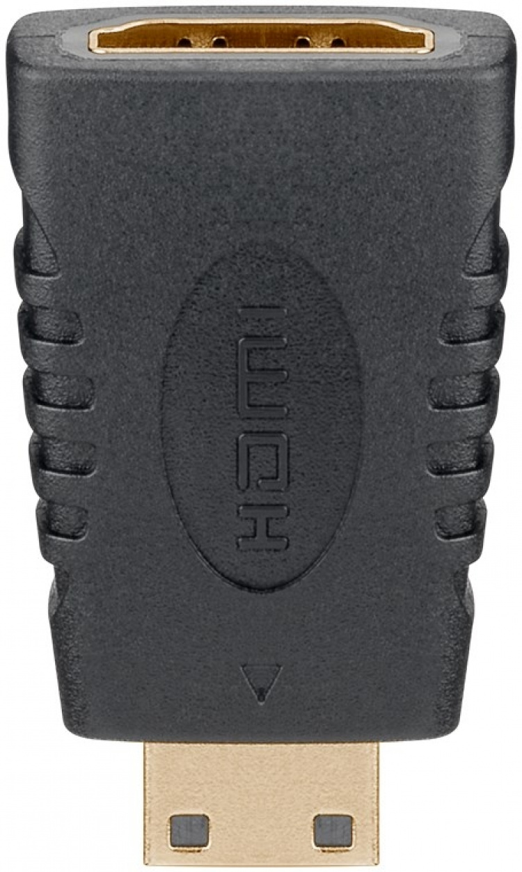 Goobay HDMI™-adapter, Guldpläterad (4K @ 60 Hz) HDMI™-uttag (typ A) > HDMI™-minikontakt (typ C) Goobay HDMI™-adapter, Guldpläterad (4K @ 60 Hz) HDMI™-uttag (typ A) > HDMI™-minikontakt (typ C)