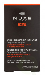 Nuxe Men Moisturizing Multi-Purpose Gel 50 ml For All Skin Types - Even Sensitive Skin
