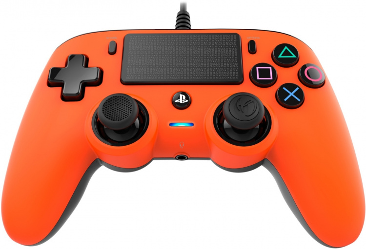 Nacon Wired Compact Controller, Orange, PS4 Nacon Wired Compact Controller, Orange, PS4