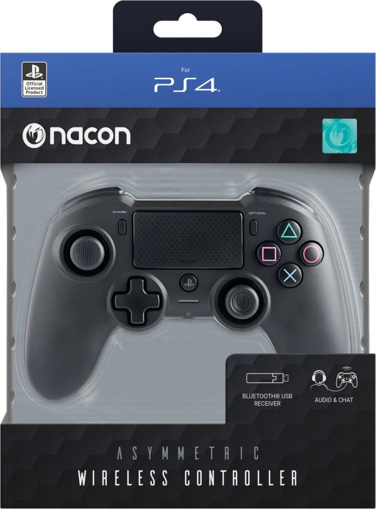 NACON Asymmetric Controller - Trådlös Handkontroll till PS4