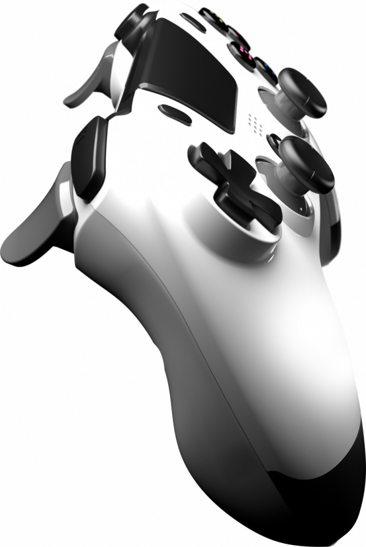 Gioteck VX-4 Premium trådlös handkontroll, vit, PS4