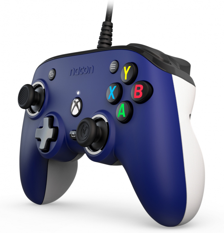 Nacon Pro Compact Wired Game Controller, Blå, Xbox / PC