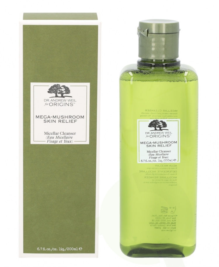 Origins Dr. Weil Mega-Mushroom Skin Relief Micellar Cleanser 200 ml