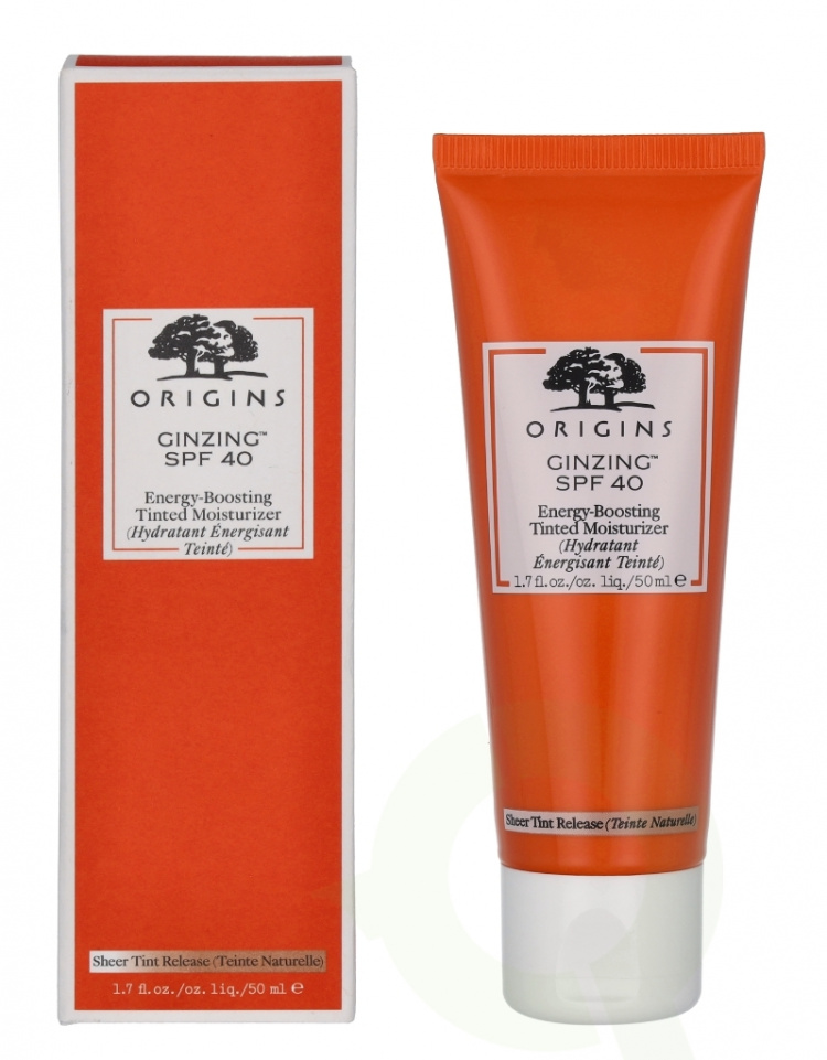 Origins Ginzing Energy-Boosting Tinted Moisturizer SPF40 50 ml Sheer Tint Release