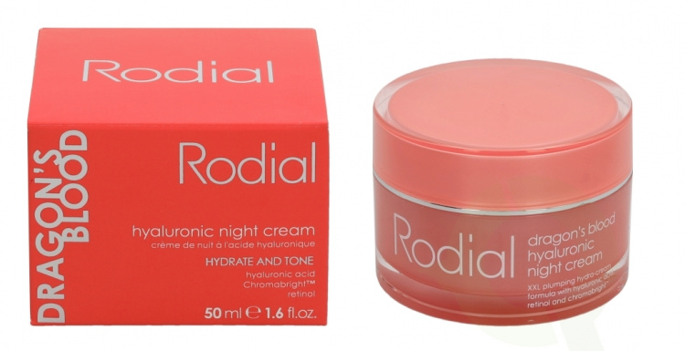 Rodial Dragon\'s Blood Hyaluronic Night Cream 50 ml Hydrate And Tone