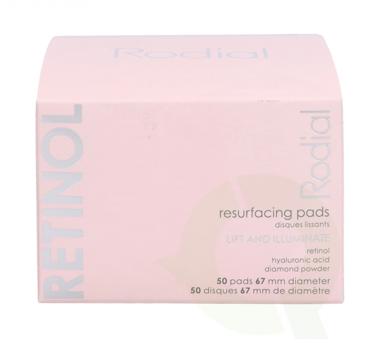 Rodial Pink Diamond Retinol Resurfacing Pads 50 Piece