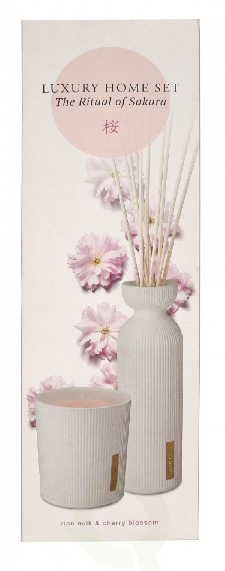 Rituals Sakura Set 540 ml Blooming Blossoms fragrance sticks 250 ml scented candle 290 gr