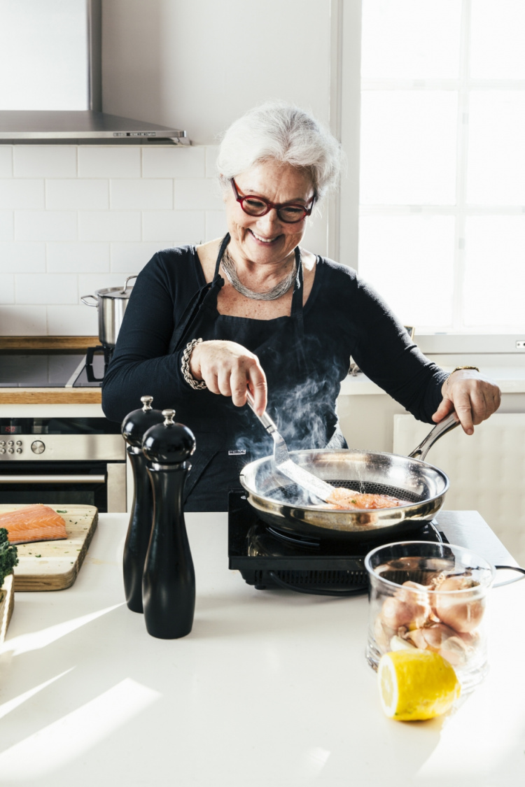 Heirol Pro Steelsafe -stekpanna, rostfritt stål + non-stick-beläggning, 28 cm Heirol Pro Steelsafe -stekpanna, rostfritt stål + non-stick-beläggning, 28 cm