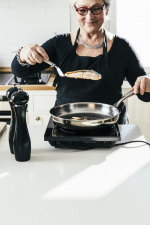 Heirol Pro Steelsafe -stekpanna, rostfritt stål + non-stick-beläggning, 28 cm Heirol Pro Steelsafe -stekpanna, rostfritt stål + non-stick-beläggning, 28 cm