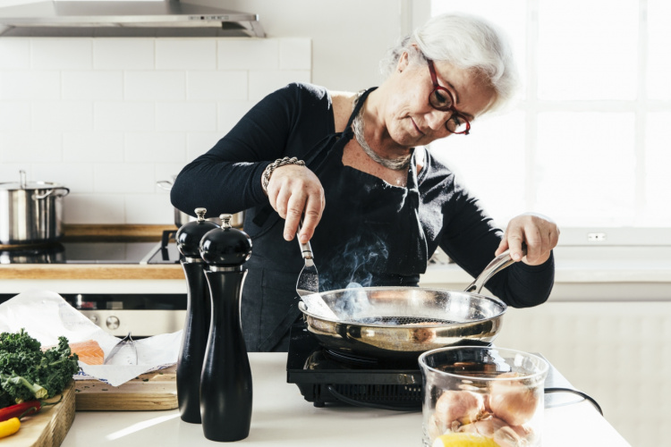 Heirol Pro Steelsafe -stekpanna, rostfritt stål + non-stick-beläggning, 28 cm Heirol Pro Steelsafe -stekpanna, rostfritt stål + non-stick-beläggning, 28 cm