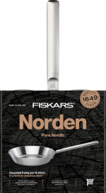 Fiskars Norden -stekpanna, 24 cm, obehandlad yta