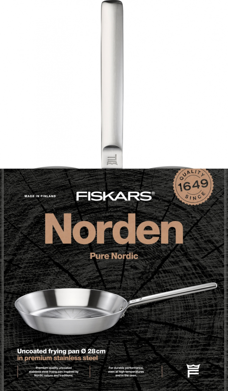 Fiskars Norden - stekpanna, 28 cm, obelagd