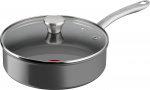 Tefal (RE)NEW+ -Sauteuse, 24 cm, keramisk beläggning, grå