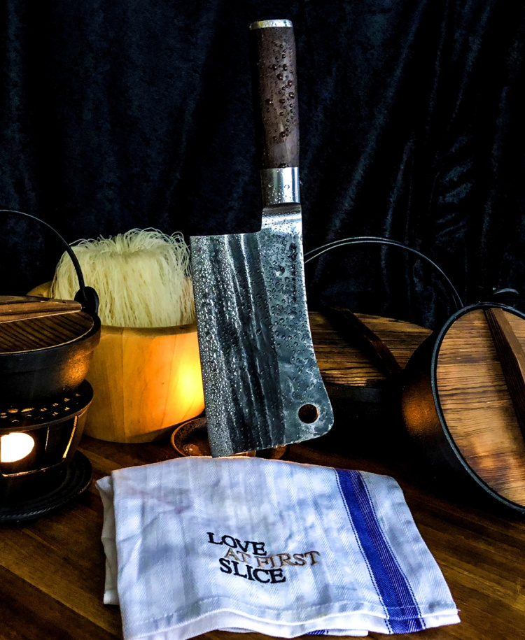 Satake Kuro Chopper köttyxa, 18 cm