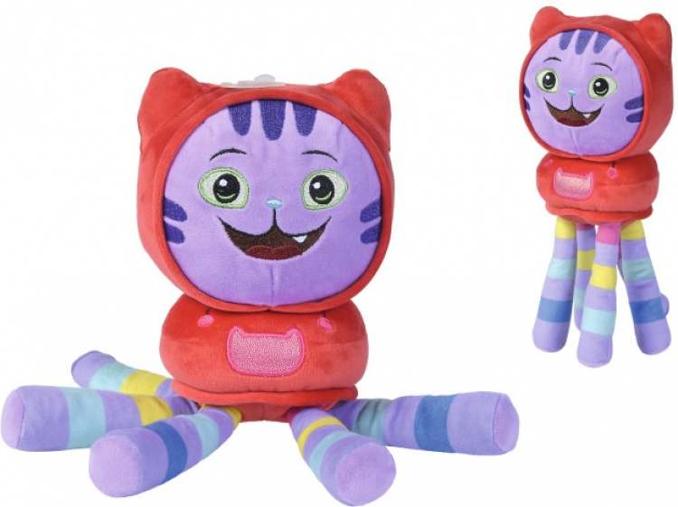 Gabby\'s Dollhouse DJ Catnip - gosedjur, 25 cm