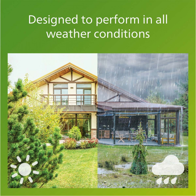 Philips Fyce Trädgårdslampa Rak Solcell Ultra Efficient LED 200lm Svart Philips Fyce Trädgårdslampa Rak Solcell Ultra Efficient LED 200lm Svart