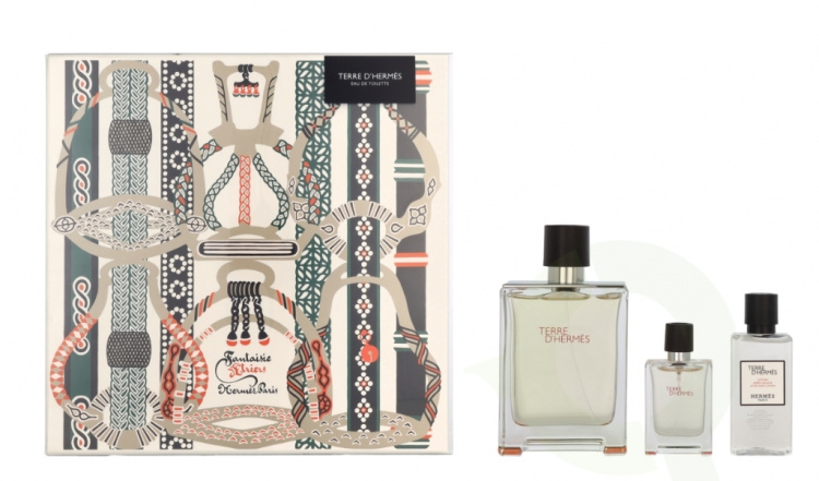 Hermes Terre D\'Hermes Giftset 152.5 ml Edt Spray 100ml/Edt Miniature 12,5ml/Aftershave 40ml