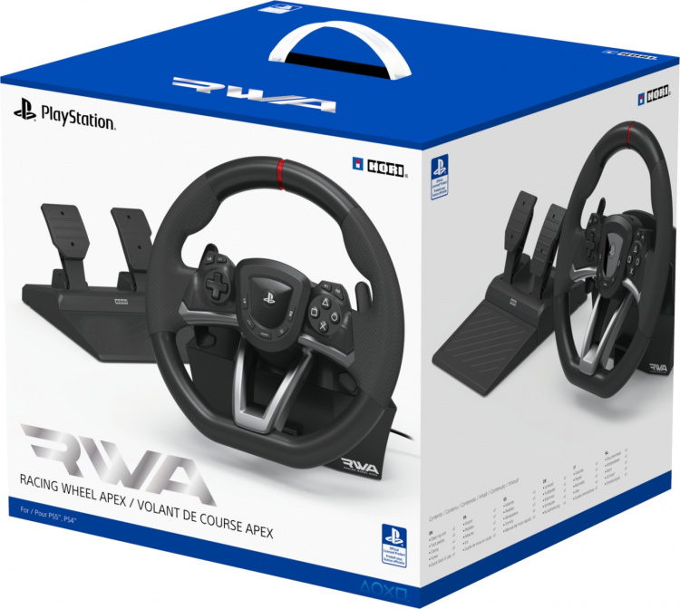 Hori RWA Racing Wheel APEX - rattstyrning, PS4 / PS5 Hori RWA Racing Wheel APEX - rattstyrning, PS4 / PS5