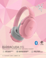 Razer Barracuda trådlösa hörlurar, rosa Razer Barracuda trådlösa hörlurar, rosa