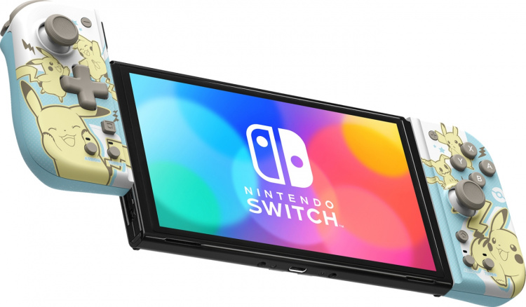 Hori Split Pad Compact -spelkontroll, Pikachu, Switch / Switch OLED Hori Split Pad Compact -spelkontroll, Pikachu, Switch / Switch OLED