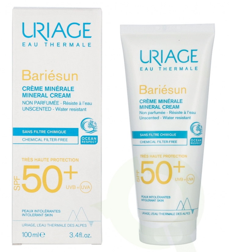 Uriage Bariesun Mineral Cream SPF50+ 100 ml Intolerant Skin