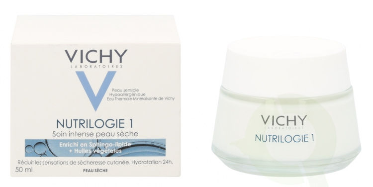 Vichy Nutrilogie 1 Intense Cream 50 ml Dry Skin Hydration 24hr
