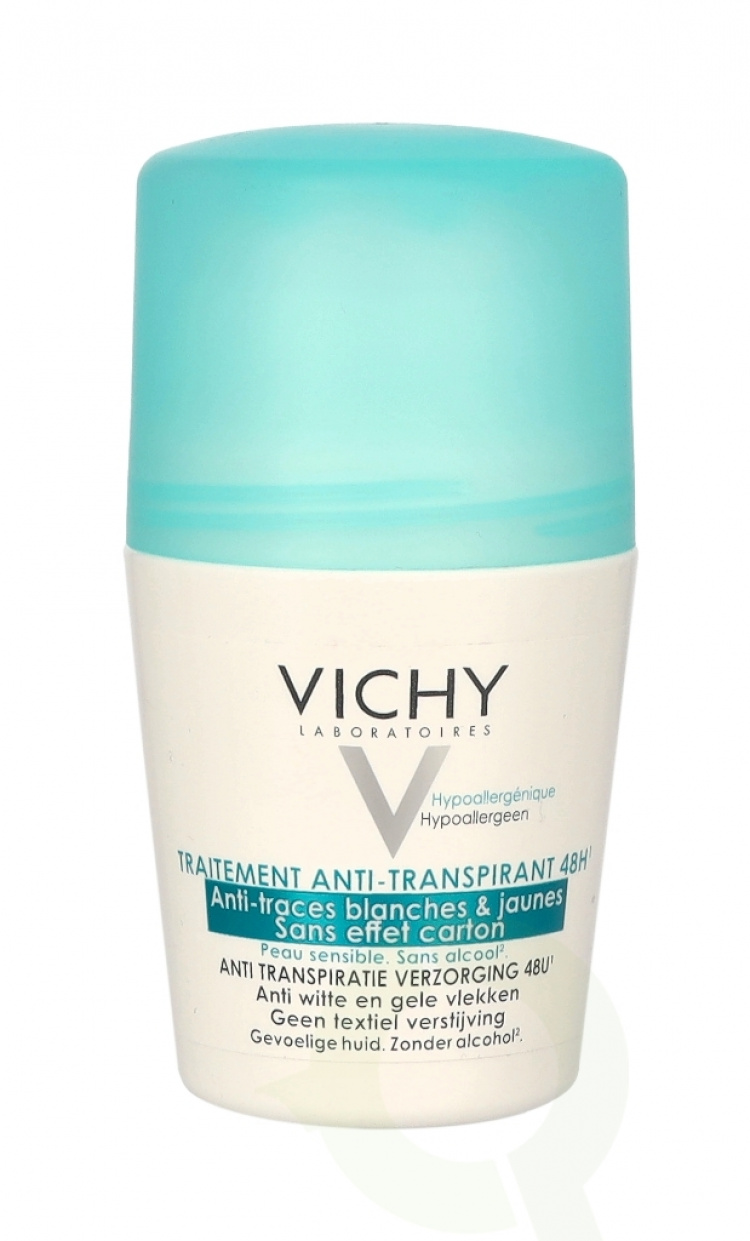 Vichy 48Hr Anti-Perspirant Roll-On 50 ml Sensitive Skin - Alcohol-Free