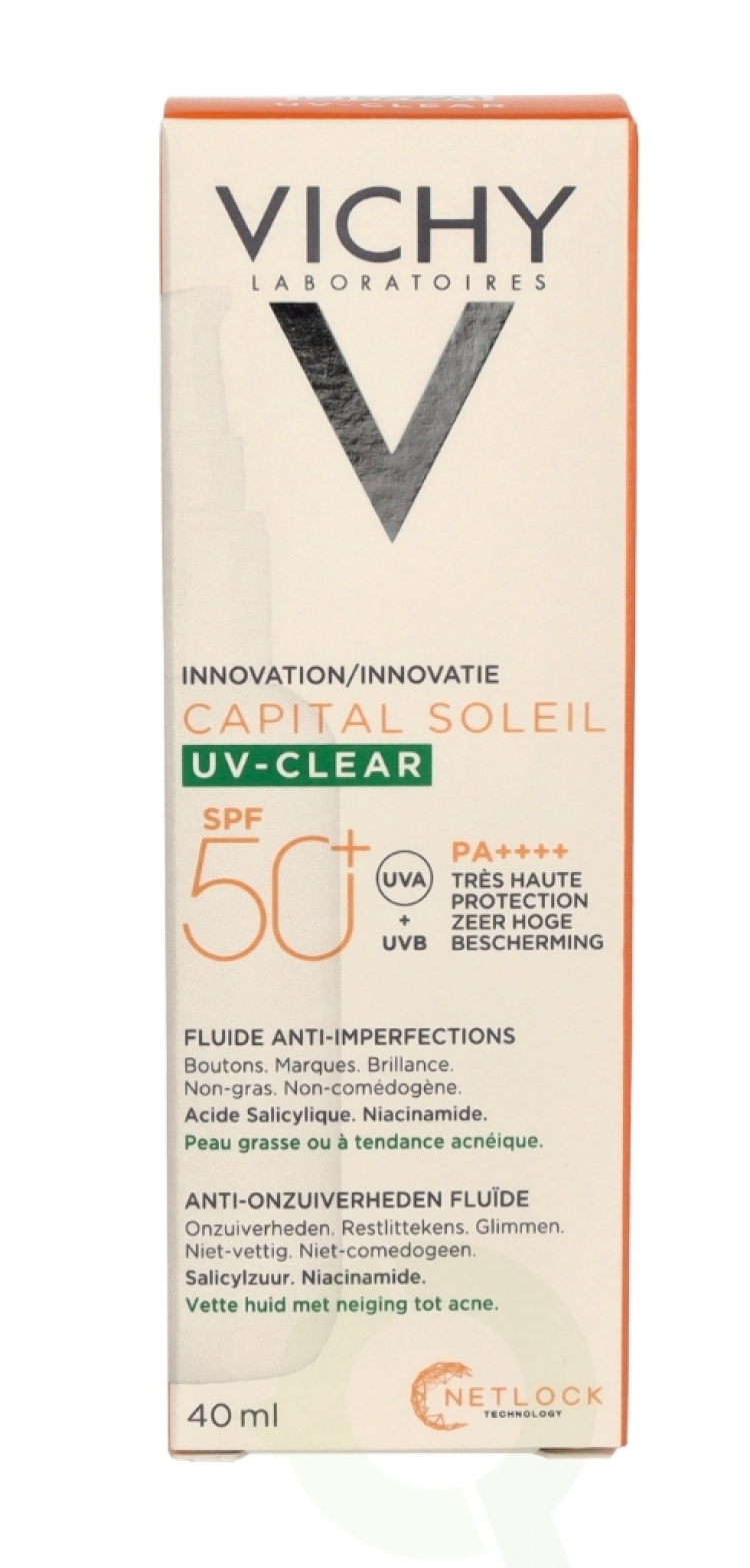 Vichy Capital Soleil UV Clear Anti-Imperfections Water SPF50 40 ml