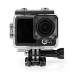 Nedis Action Cam | Dubbel scherm | 4K@30fps | 16 MPixel | Waterbestendig tot: 30.0 m | 90 min | Wi-Fi | App beschikbaar voor: Android™ / IOS | Mounts inbegrepen | Zwart Nedis Action Cam | Dubbel scherm | 4K@30fps | 16 MPixel | Waterbestendig tot: 30.0 m | 90 min | Wi-Fi | App beschikbaar voor: Android™ / IOS | Mounts inbegrepen | Zwart